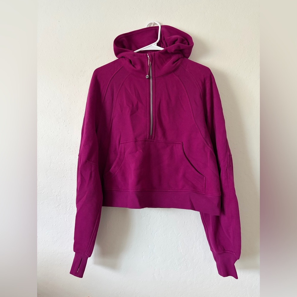 Lululemon Scuba Oversized Half-Zip Hoodie
Magenta Purple